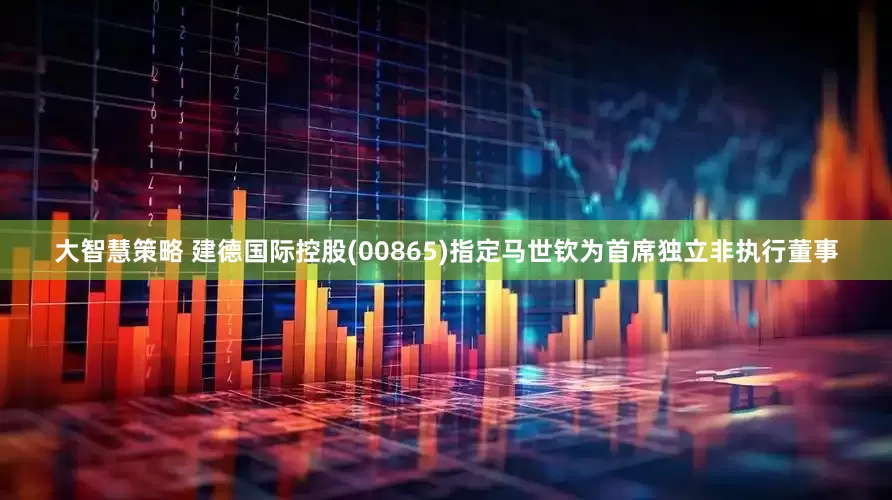 大智慧策略 建德国际控股(00865)指定马世钦为首席独立非执行董事
